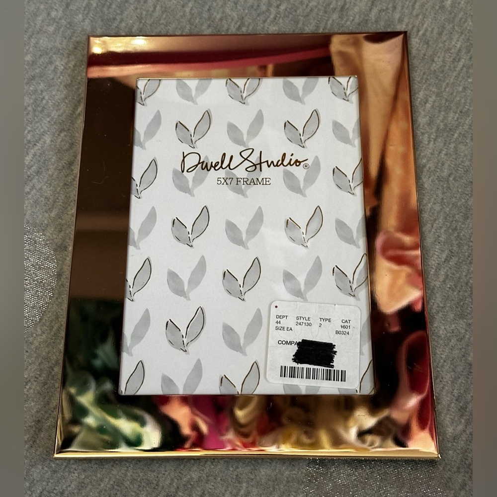 5 for $15! Dwell Studio Gold Mirror Picture Frame 5" x 7"